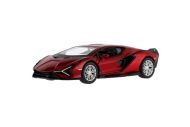 Auto Kinsmart Lamborghini Sián FKP 37 kov/plast 13cm 4 barvy na zpětné natažení 12ks v boxu