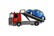 Auto odtahovka Welly Scania P320 + auto kov/plast 15cm mix druhů v krabičce 18,5x10x6cm