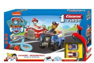 Autodráha Carrera First Paw Patrol/Tlapková Patrola 3,5m plast +2 auta na bat. v krabici 50x30x8cm