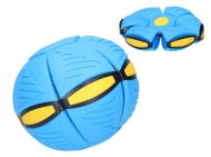 Flat Ball - Hoď disk, chyť míč! plast 22cm 2 barvy na kartě 22x27x5,5cm