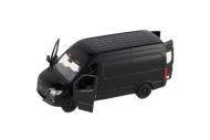 Auto/dodávka Kinsmart Mercedes-Benz Sprinter 1:48 kov/plast 12,5cm na zpětné nat. 3barvy 12ks v boxu