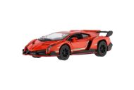 Auto Kinsmart Lamborghini Veneno kov/plast 13cm na zpětné natažení 4 barvy 12ks v boxu