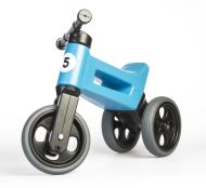 Odrážedlo FUNNY WHEELS Rider Sport modré 2v1, výška sedla 28/30cm nosnost 25kg 18m+ v sáčku