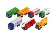 Auto nákladní Welly Scania kov/plast 7,5cm 6 druhů v krabičce 10,5x4x4cm 36ks v boxu