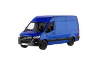 Auto/dodávka Kinsmart Mercedes-Benz Sprinter 1:48 kov/plast 12,5cm na zpětné nat. 3barvy 12ks v boxu