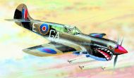 Model Curtiss P-40 K Kittyhawk MK.3 13,2x15,7cm v krabici 25x14,5x4,5cm