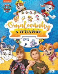 Omalovánky s tetováním A4 Tlapková patrola/Paw patrol v sáčku 21x28cm