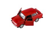 Auto Welly Trabant 601 Klasic kov/plast 11cm 1:34-39 na volný chod 4 barvy v krabičce 15x7x7cm