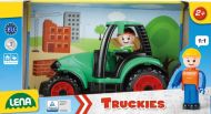 Auto Truckies traktor plast 17cm s figurkou v krabici 24m+