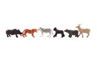 Zvířátka mini safari ZOO plast 5-6cm 12ks v sáčku