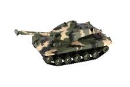 Tank RC plast 27cm 27MHz na baterie+dobíjecí pack se zvukem v krabici 37x17x19cm