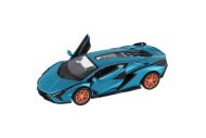 Auto Kinsmart Lamborghini Sián FKP 37 kov/plast 13cm 4 barvy na zpětné natažení 12ks v boxu