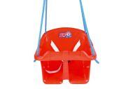 Houpačka Baby plast červená nosnost 20kg 36x30x29cm 24m+