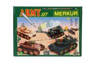 Stavebnice MERKUR Army Set 674ks 2 vrstvy v krabici 36x27x5,5cm