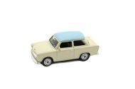 Auto Welly Trabant 1:60 kov 7cm mix barev volný chod v krabičce 36ks v boxu