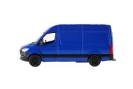 Auto/dodávka Kinsmart Mercedes-Benz Sprinter 1:48 kov/plast 12,5cm na zpětné nat. 3barvy 12ks v boxu