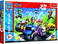 Puzzle Tlapková patrola na motorkách/Paw patrol 100 dílků 41x27,5cm v krabici 29x19x4cm