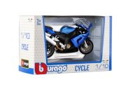 Motorka Bburago kov/plast 11-12cm 1:18 mix druhů v krabičce 17x11x7cm 18ks v boxu