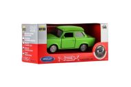 Auto Welly Trabant 601 Klasic kov/plast 11cm 1:34-39 na volný chod 4 barvy v krabičce 15x7x7cm