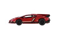 Auto Kinsmart Lamborghini Veneno kov/plast 13cm na zpětné natažení 4 barvy 12ks v boxu