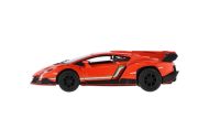 Auto Kinsmart Lamborghini Veneno kov/plast 13cm na zpětné natažení 4 barvy 12ks v boxu