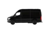 Auto/dodávka Kinsmart Mercedes-Benz Sprinter 1:48 kov/plast 12,5cm na zpětné nat. 3barvy 12ks v boxu