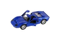 Auto Kinsmart 1966 Ford GT40 MKII kov/plast 13cm 4 barvy na zpětné natažení 12ks v boxu