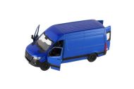 Auto/dodávka Kinsmart Mercedes-Benz Sprinter 1:48 kov/plast 12,5cm na zpětné nat. 3barvy 12ks v boxu