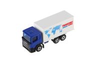 Auto nákladní Welly Scania kov/plast 7,5cm 6 druhů v krabičce 10,5x4x4cm 36ks v boxu