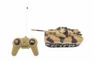 Tank RC 2ks 25cm plast na baterie se zvukem se světlem v krabici 43x17x19cm