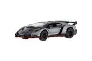 Auto Kinsmart Lamborghini Veneno kov/plast 13cm na zpětné natažení 4 barvy 12ks v boxu