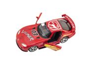 Auto Kinsmart Dodge Viper GTS-R 1:36 12,5cm kov/plast 4 barvy na zpětné natažení 12ks v boxu