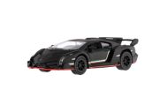 Auto Kinsmart Lamborghini Veneno kov/plast 13cm na zpětné natažení 4 barvy 12ks v boxu