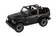 Auto RC Jeep Wrangler Rubicon RASTAR černý plast 29cm 2,4GHz na dálk. ovl. na bat. v krab. 44x19cm