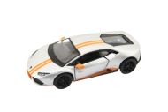 Auto Kinsmart Lamborghini Huracan kov/plast 12cm na zpětné natažení 4 barvy 12ks v boxu