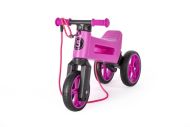 Odrážedlo FUNNY WHEELS Rider SuperSport fialové 2v1+popruh, výš. sedla 28/30cm nos 25kg 18m+ v krab.