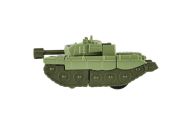 Transformer tank/robot plast 14cm na setrvačník 3 barvy 9ks v boxu