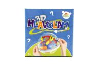 Hlavolam edukační koule 100 kroků plast 12cm v krabičce 12x12x12cm CZ design