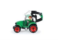 Auto Truckies traktor plast 17cm s figurkou v krabici 24m+