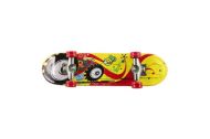 Skateboard prstový s rampou plast 10cm mix barev na kartě