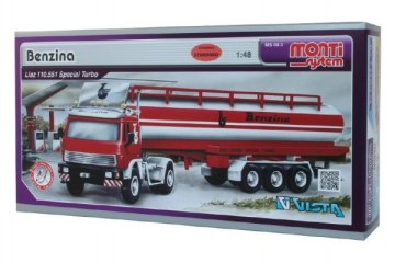 Stavebnice Monti System MS 08.3 Benzina Liaz 1:48 v krabici 31,5x16,5x7,5cm