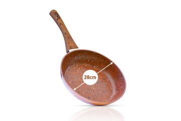  Livington Copper & Stone Pan 28 cm 