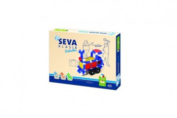 Stavebnice SEVA KLASIK Jednička plast 222ks v krabici 34,5x29x4cm