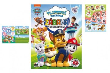 Sešit Zábava se samolepkami Tlapková patrola/Paw patrol A4 22x28cm