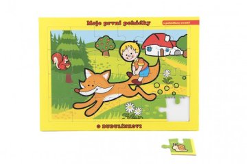 Puzzle deskové O Budulínkovi 26x17cm 24 dílků Moje první pohádky