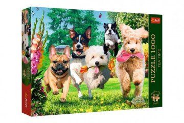 Puzzle Premium Plus - Čajový čas: Přicházejí problémy! 1000 dílků 68,3x48cm v krabici 40x27x6cm