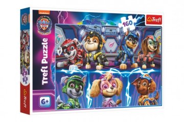 Puzzle Psí přátelé Tlapková patrola/Paw Patrol 41x27,5cm 160 dílků v krabici 29x19x4cm